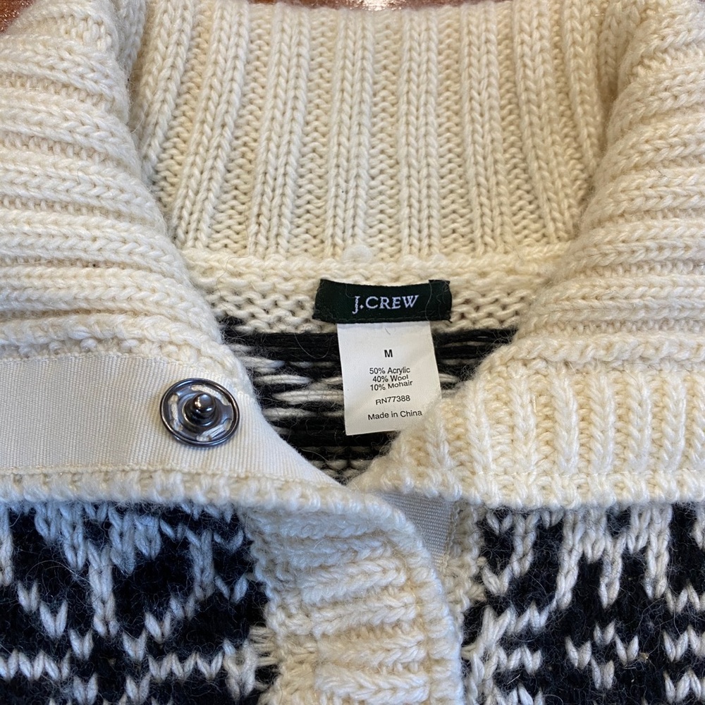 JCREW Women’s Fair Isle Henley Sweater